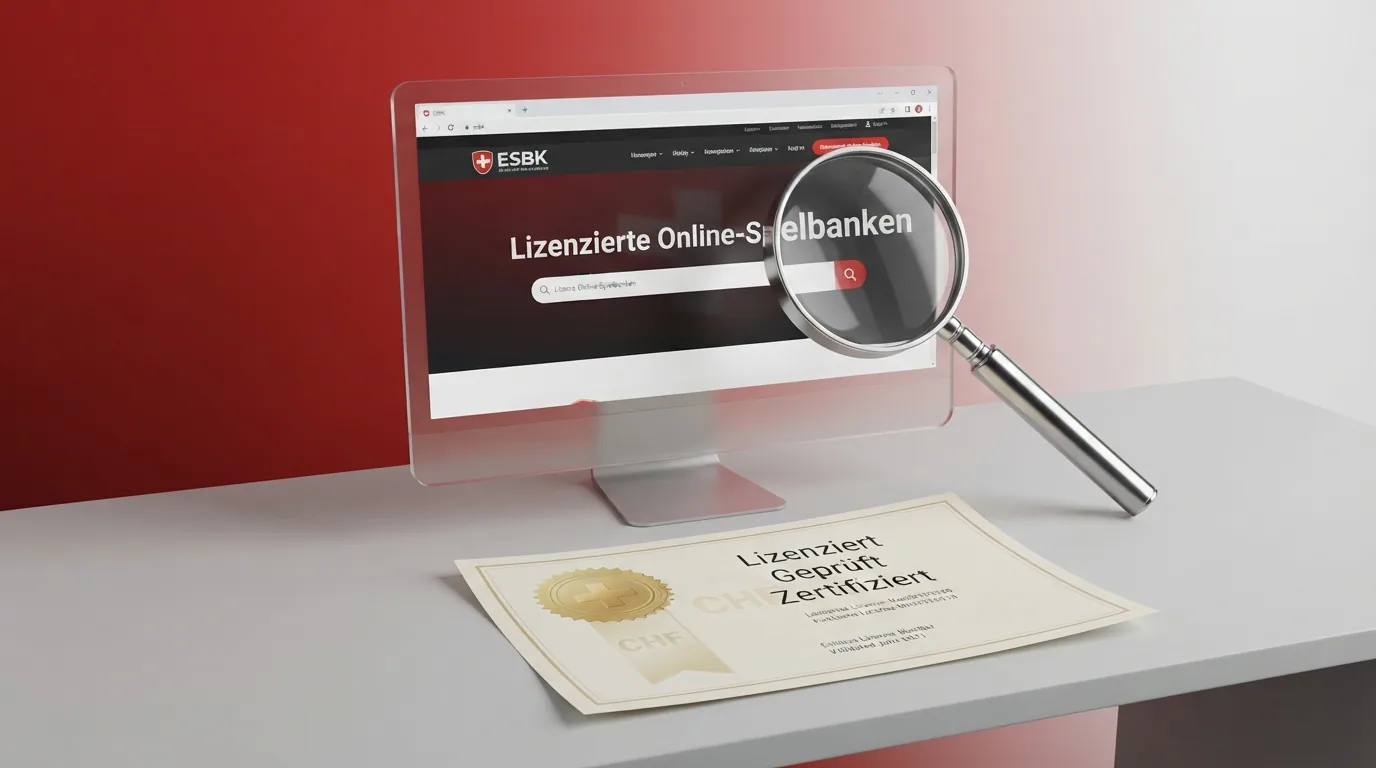 Darstellung des ESBK-Logos und der offiziellen Konzessionsliste auf esbk.admin.ch