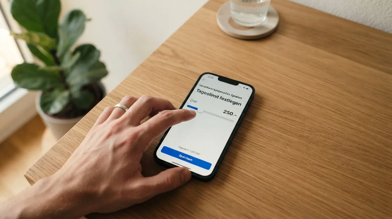 Hilfsangebote und Selbstschutz-Tools — Helpline-Nummer, Limit-Einstellungen, Sperr-Button
